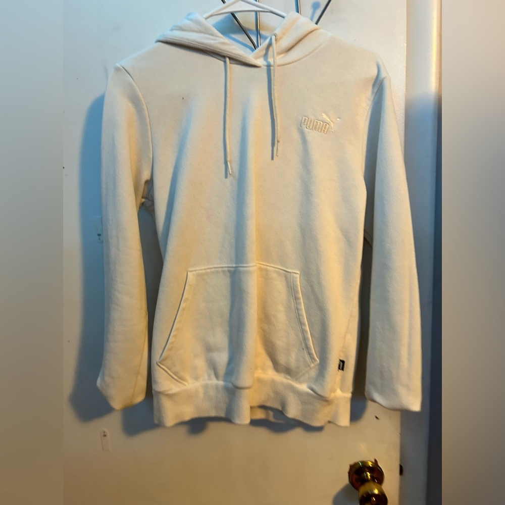 White puma hoodie